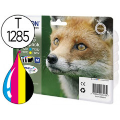 Ink-jet epson s22 sx125/130/420w/425w office bx305 t1285 multipack 4 colores
