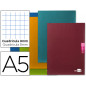 Libreta liderpapel scriptus a5 48 hojas 90gr cuadro 8mm con margen