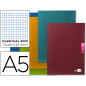 Libreta liderpapel scriptus a5 plus 48 hojas 90gr cuadro 4mm con margen