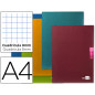Libreta liderpapel scriptus a4 48 hojas 90gr cuadro 8mm con margen