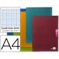 Libreta liderpapel scriptus a4 48 hojas 90gr cuadro 3mm con margen