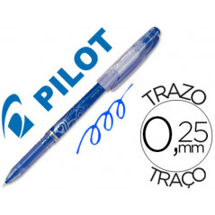 Boligrafo pilot frixion point punta de aguja color azul