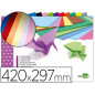 Bloc trabajos manuales liderpapel cartulina 297x420mm 10 hojas colores surtidos