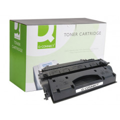 Toner q-connect compatible hp ce505x para laserjet -6.500pag-negro