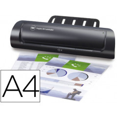 Plastificadora inspire formato din a4 2 rodillos hasta 80 micras
