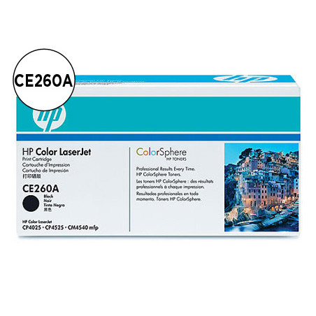 Toner hp color laserjet cp4025/cp4525 -ce260a- negro 8.500 pags