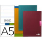 Libreta liderpapel scriptus a5 plus 48 hojas 90g/m2 pauta 4ª 3.5mm con margen