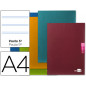 Libreta liderpapel scriptus a4 48 hojas 90gr pauta 5ª 2.5mm con margen