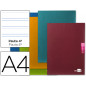 Libreta liderpapel scriptus a4 48 hojas 90gr pauta 4ª 3.5mm con margen