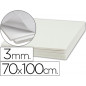 Carton pluma liderpapel blanco adhesivo 1 cara 70x100 cm espesor 3 mm
