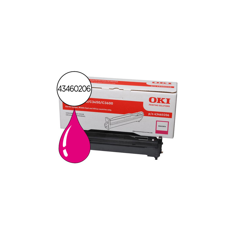 Tambor oki c3300/3400 magenta -15000 pag- type c9