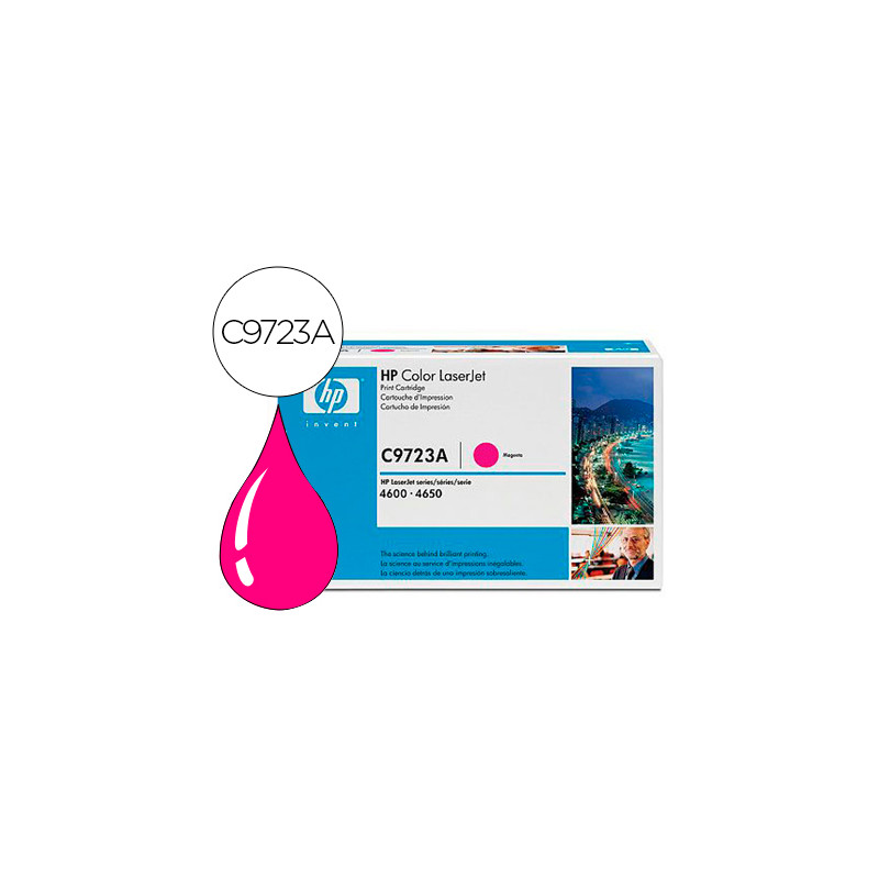Toner hp c9723a magenta laserjet 4600 -8000 pag