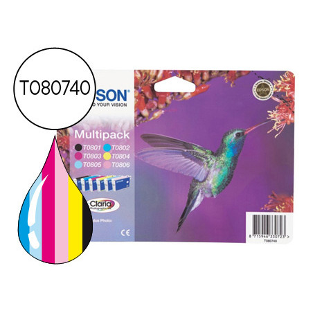 Ink-jet epson stylus photo r265/r360 rx560 multipack t0801+t0802+t0803+t0804+t0805 +t0806