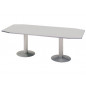 Mesa reunion meeting 3003at01 estructura gris tablero haya 220x100x72 cm