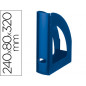 Revistero plastico q-connect azul opaco