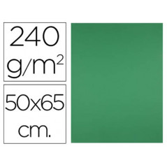 Cartulina liderpapel 50x65 cm 240g/m2 verde navidad