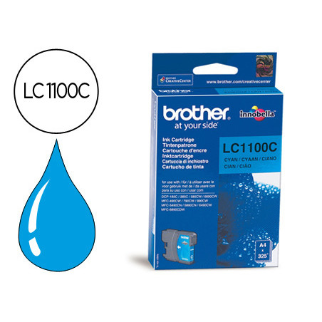 Ink-jet brother lc-1100c cyan 325 pag