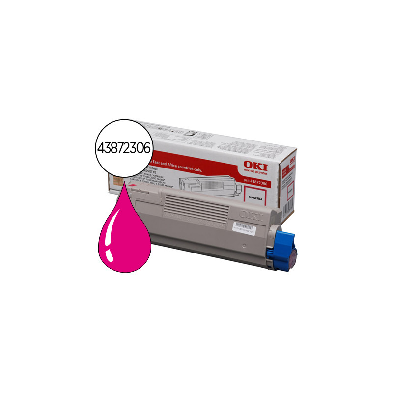 Toner oki c5650/5750 magenta 2000 pag type c12