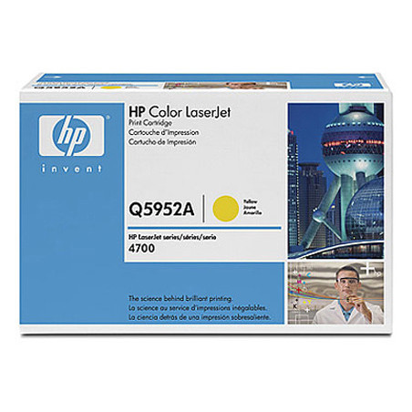Toner hp laserjet color 4700 amarillo -11.000pag.- 52a