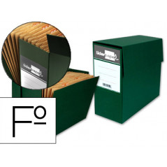 Caja transferencia con fuelle folio verde
