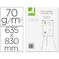 Bloc congreso q-connect papel autoadhesivo 635x830 mm 30 hojas 70g/m2