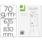 Bloc congreso q-connect papel autoadhesivo 635x830 mm fsc 30 hojas 70g/m2