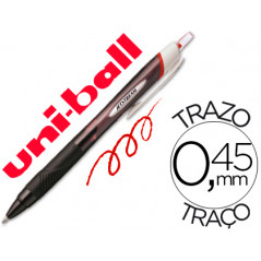Boligrafo uni-ball jet stream sport sxn-150 tinta hibrida rojo