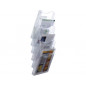 Expositor mural archivo 2000 de pared 6 bandejas din a4 transparente 190x235x685 mm separadores moviles ajustables