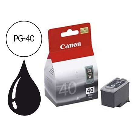 Ink-jet canon ip1200 1300 1600 2200 mp150 160 170 450 460 jx200 55 negro pg-40