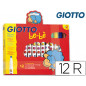 Rotulador giotto super bebe caja de 12 unidades colores surtidos