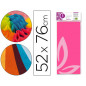 Papel seda liderpapel 52x76cm 18g/m2 bolsa de 5 hojas rosa Papel seda liderpapel 52x76cm 18g/m2 bolsa de 5 hojas rosa