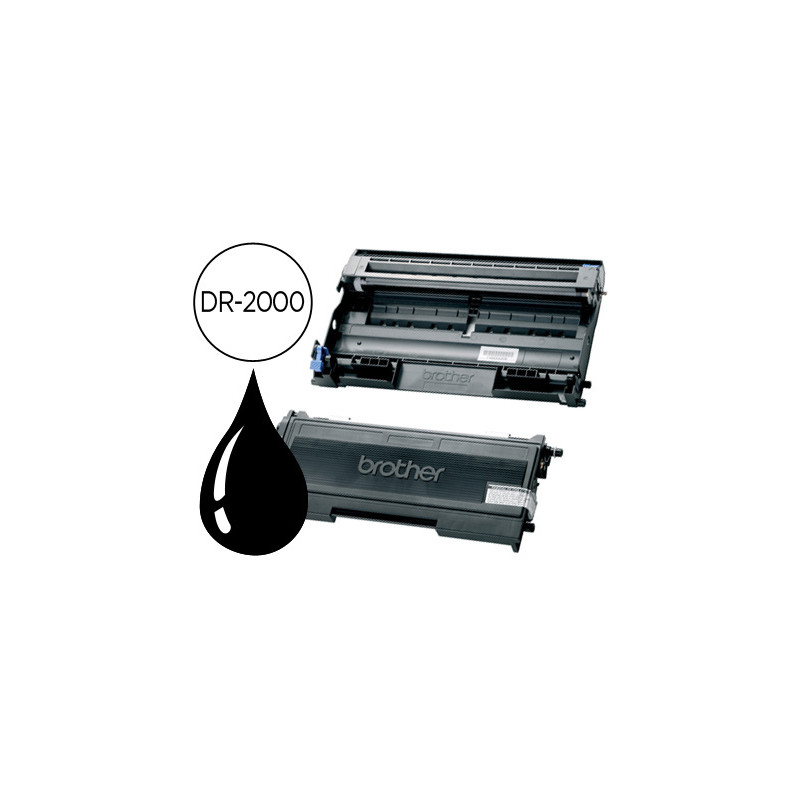 Tambor brother dr-2000 -para hl-2030 2040 2070n fax-2820 2825 2920 dcp-7010 7025 mfc-7225n 7420 7820n