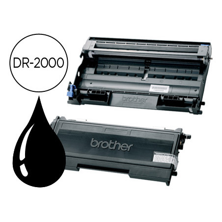 Tambor brother dr-2000 -para hl-2030 2040 2070n fax-2820 2825 2920 dcp-7010 7025 mfc-7225n 7420 7820n