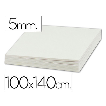 Carton pluma liderpapel doble cara 100x140 cm espesor 5 mm