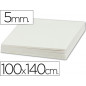 Carton pluma liderpapel blanco doble cara 100x140cm espesor 5mm