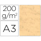 Cartulina marmoleada din a3 200 gr ocre paquete de 100 hojas