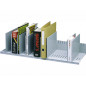 Organizador de armario paperflow gris ajustable 802 mm