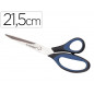 Tijera oficina q-connect mango caucho 8   " 21 '5 cm blister de seguridad