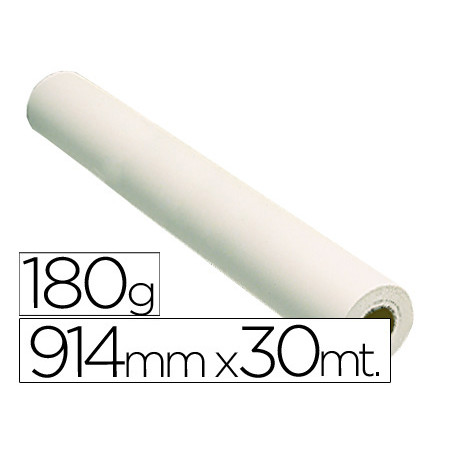 Papel reprografia fotografico 180 grs.para plotter papel fotografico blan.mate 914x30 mts 2880 dpi
