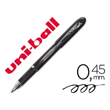 Rotulador uni-ball roller sx-210 tinta hibrida negro