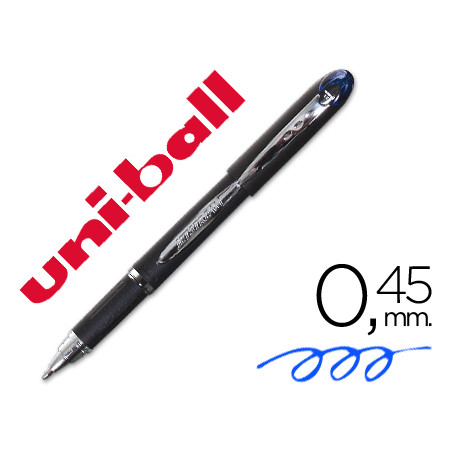 Rotulador uni-ball roller sx-210 tinta hibrida azul