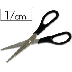 Tijera oficina q-connect inoxidable 7\\\" 17 cm blister