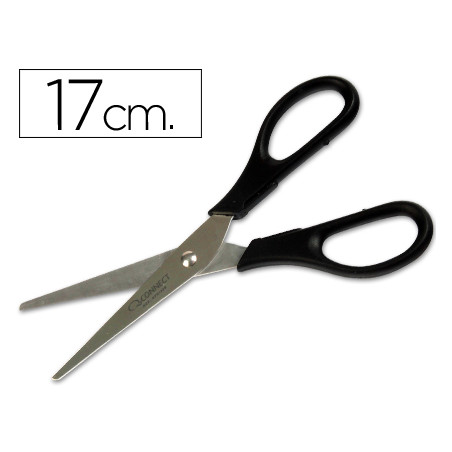 Tijera oficina q-connect inoxidable 7\\\" 17 cm blister