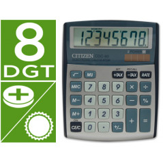 Calculadora citizen sobremesa cdc-80 8 digitos plata