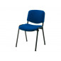 Silla confidente q-connect apilable tapizada sin ruedas 910mm alto 460mm largo 440mm profundidad azul