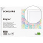 Bloc dibujo liderpapel escolar espiral 230x325mm 20 hojas 90 gr/m2 con recuadro