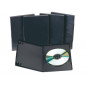 Caja dvd q-connect -con interior negro -pack de 5 unidades