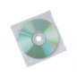 Sobre para cd q-connect polipropileno con solapa -pack de 50 unidades