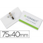 Identificador q-connect con pinza e imperdible kf01568 40x75 mm