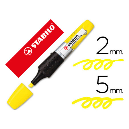 Rotulador stabilo boss luminator amarillo tinta luquida